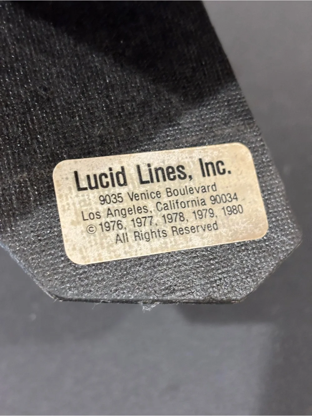 Vintage Lucid Lines 1976-80  Rattan Frame 3x5 Picture